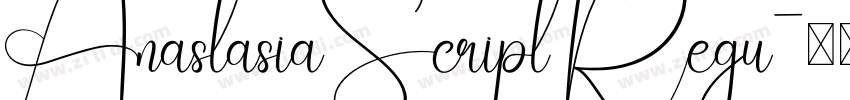 AnastasiaScript Regu字体转换